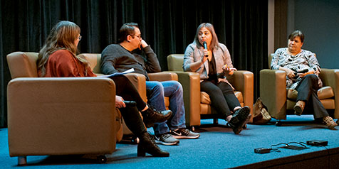 Panel discussion at the Film Festival